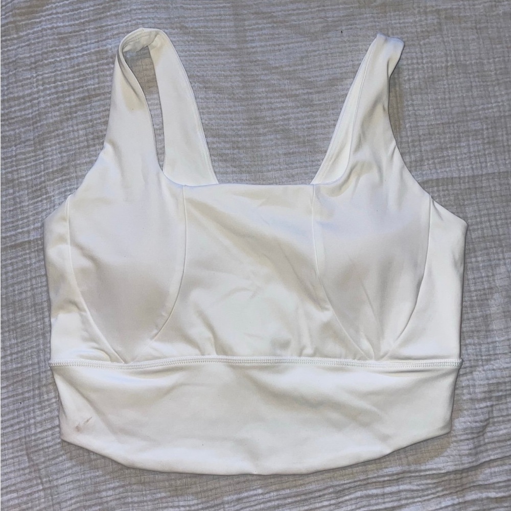 White Sports Bra